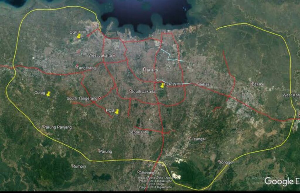 tol jorr 3 Ciseeng Pesona Sanur